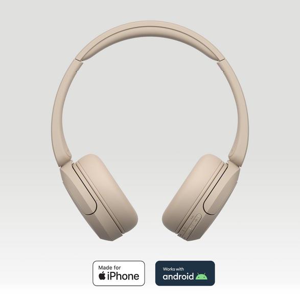 Sony wh-ch520 wireless headphones beige