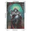 5d Diy Diamond Cross Painting Stitch "wow Archer Sylvanas" Full Round Diamond Needlework Crafts