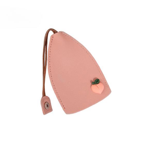 Практичный тонкий шов из искусственной кожи, кошелек для ключей, мультяшная экономка, брелок для ключей, товары для дома