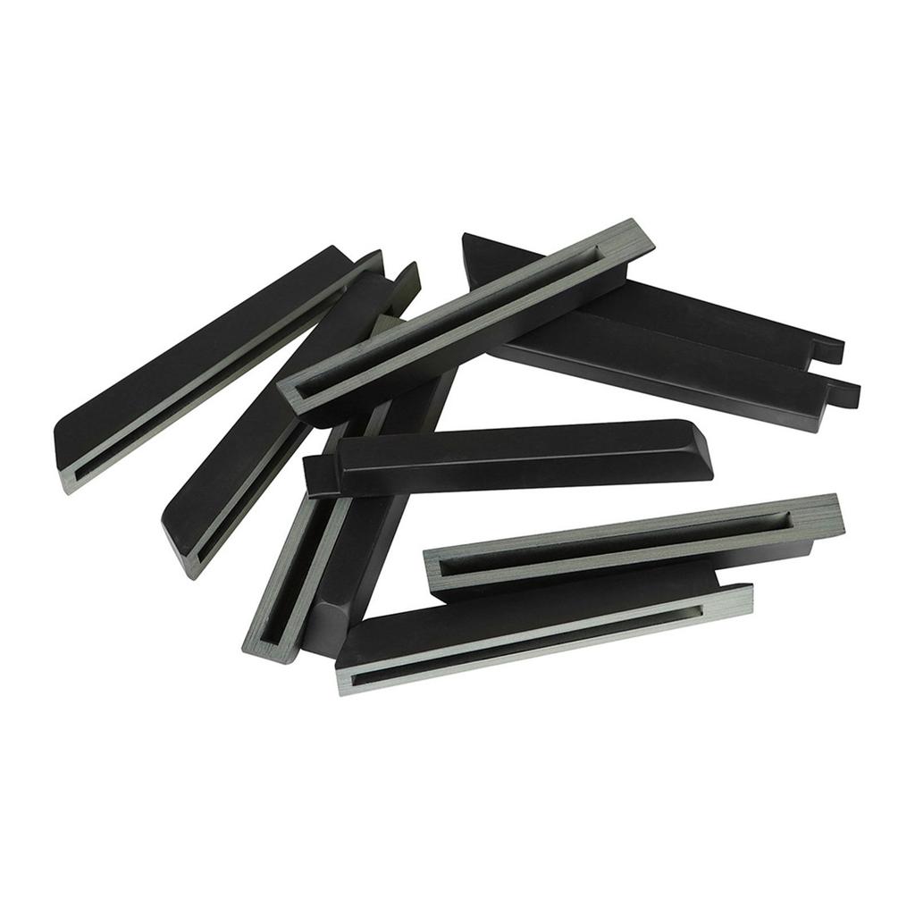 10Pcs Black Piano Key Replacement Plastic Piano Keytops Keys Flats Piano Repair Accessories Musical Instrument Part