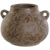 Vase - HOME ESPRIT - Marron Vert - Grès - 21 X 20 X 16 Cm - Objet Décoratif Contemporain