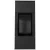 Wood burning steel stove KRATKI THOR VIEW Ø 150 8 kW black thermotec lining
