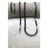 Women's Silver Zircon Baguette Waterway Necklace Earring Bracelet Jewelery Set Suit