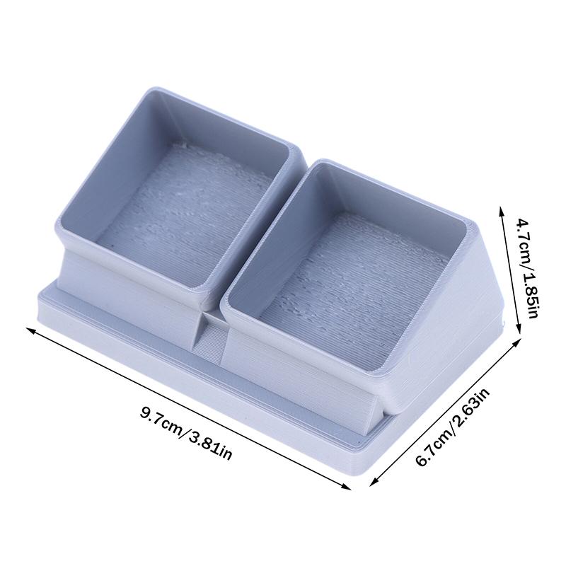 Стойка-подставка для краски и клея Пластиковый держатель для баночки клея 40 мл Очень тонкий органайзер для модельных наборов Подставка для бутылочек для смывки