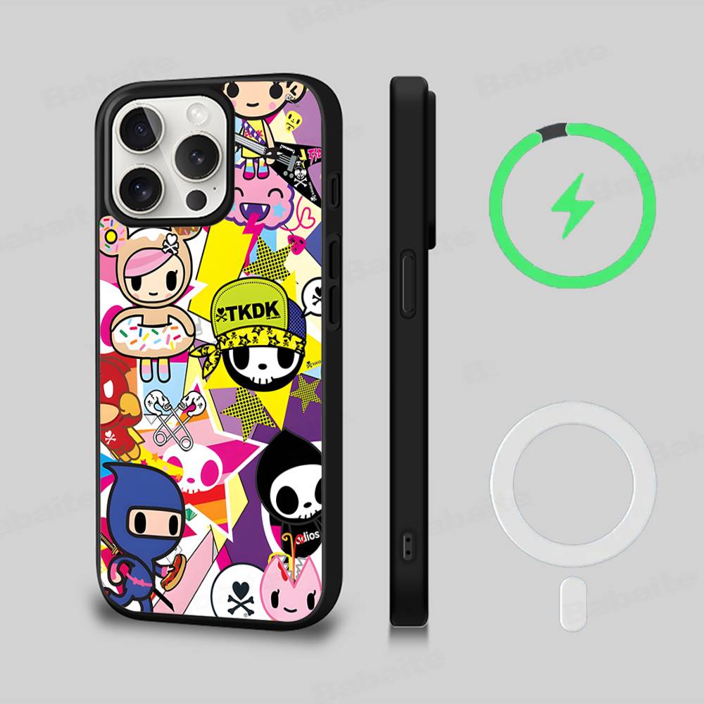H-Hazbin Hotel Ангел Для Magsafe Магнитный Беспроводной Для IPhone 16 15 14 13 12 11 17 Pro Max Plus Чехол для Телефона