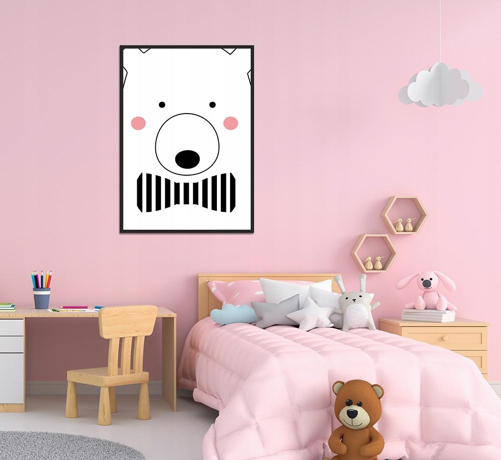 Picture poster In a frame 53x73 cm Teddy bear P100