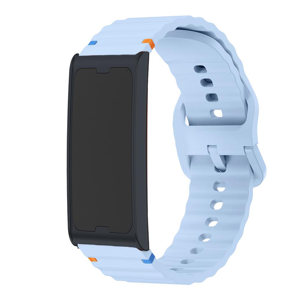 22 мм дышащий ремешок, совместимый с Amazfit Helio, силиконовый, с волной и строчкой, сменный браслет, подходит для Amazfit Balance 2