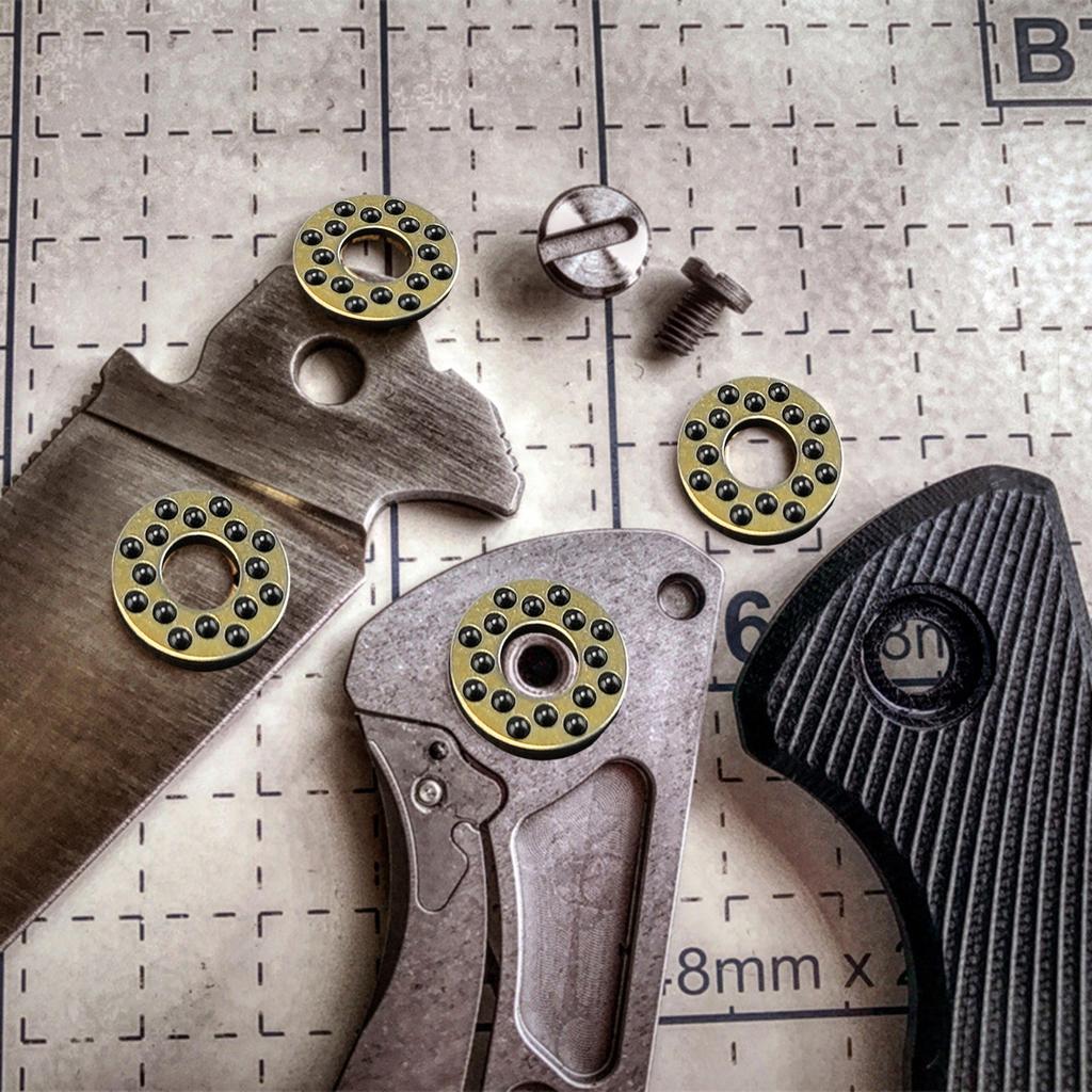 Долговечность Керамический шарикоподшипник Подшипники для энтузиастов ножей Медный каркас Подшипник для профессиональных техников