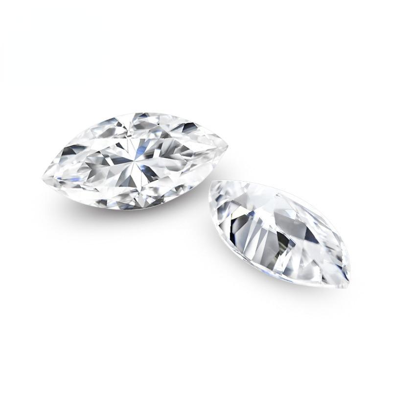 Cellacity Настоящие муассаниты огранки маркиз, свободные драгоценные камни от 0,5 карата до 3 каратов D, цвет VVS1, с сертификатом GRA, пропуск для проверки бриллиантов