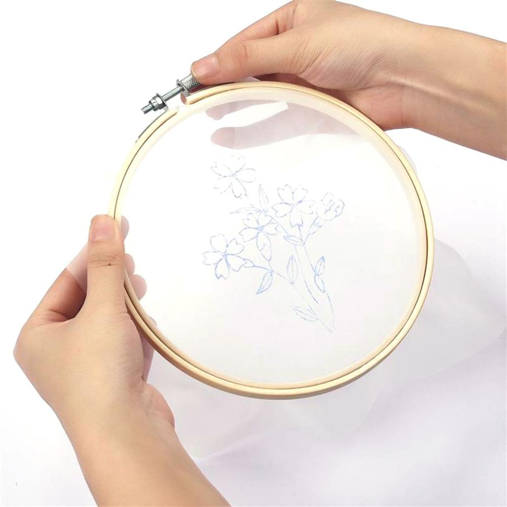 Ручная работа Бамбуковый материал Сделай сам Пяльцы для вышивания Набор для вышивания Швейные инструменты Аксессуары для вышивания крестом