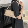 Маленькая женская сумка через плечо из ПУ с замком для повседневного использования