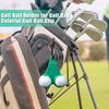 Держатель для мячей для гольфа с зажимом, 3D-печатный многоцветный держатель для мячей для гольфа и ти для сумки для гольфа, вмещает 2 мяча и 2 ти
