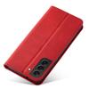 Samsung Galaxy S23+ Premium Flip Wallet Case - Crimson Red by Hurtel