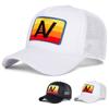 Unisex N Letter Embroidery Baseball Net Caps Adjustable Casual Hats Spring and Summer Outdoor Sunscreen Hat