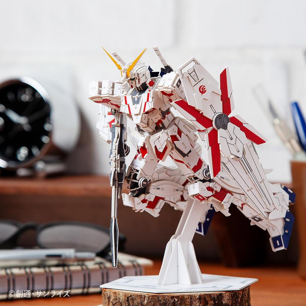 PRO Unicorn Gundam Mobile Suit Gundam Paper 3D 3D Puzzle DIY Craft Kit Идеальная бумажная головоломка для мальчиков, которые любят Gunpla и пластик, или в качестве подарка для