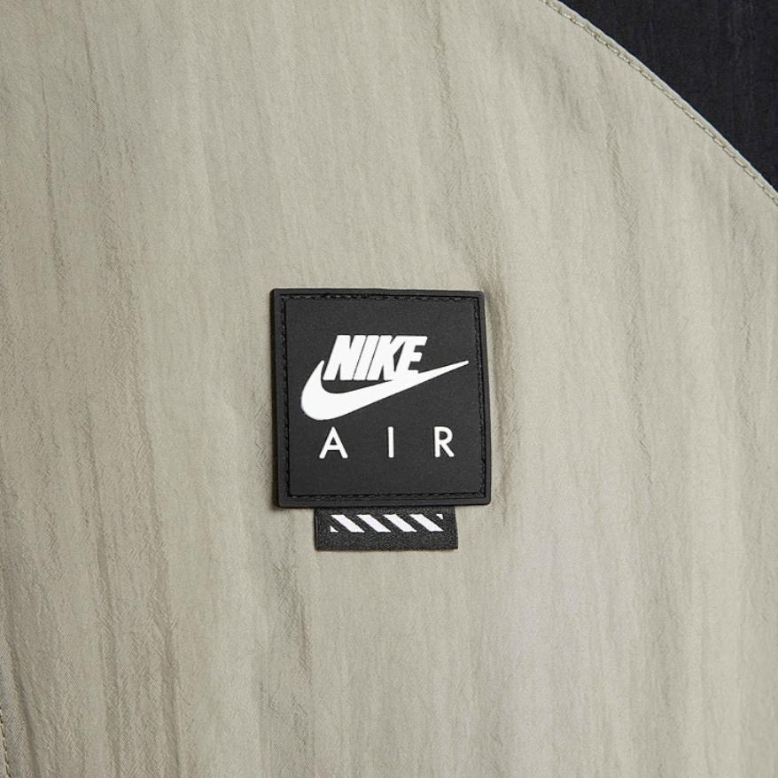 Nike Воздушные плетеные куртки Мужские Серые С воротником-стойкой Умеренные Другие HV0881-320