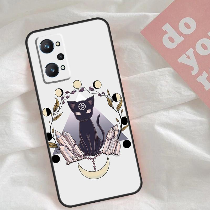 Волшебный кот Чехол для Хвостатых Для Realme C53 C55 C33 C63 C61 C51 C65 C67 C71 C75 11 12 13 14 Pro Plus GT6 GT7 15 Pro