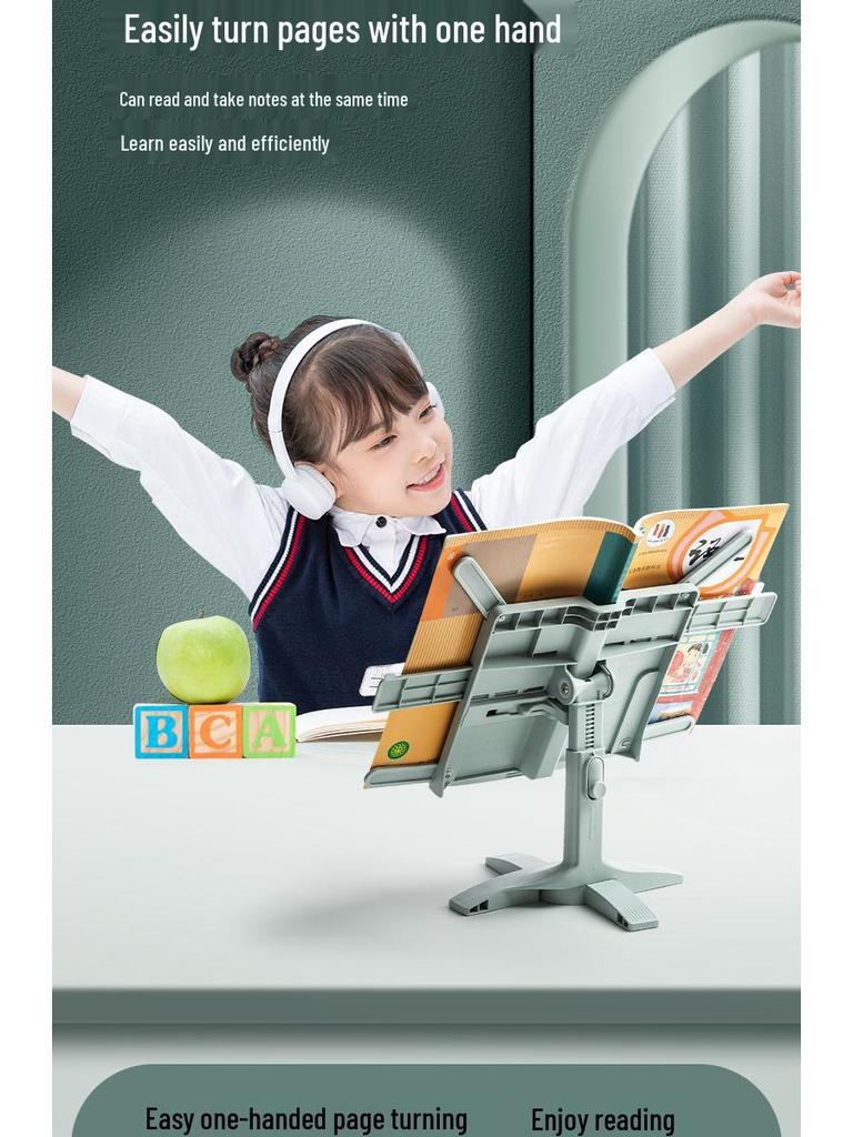 Adjustable Multifunctional Reading Stand & Bookshelf for Students