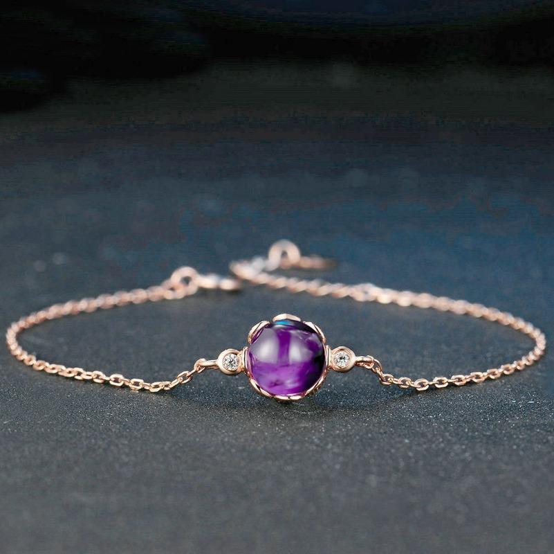 Sace Gems Цирконовый браслет, ювелирные изделия, геометрические бусины, браслеты-цепочки, 18-каратное розовое золото, модный изысканный свадебный подарок для подруги, женщин