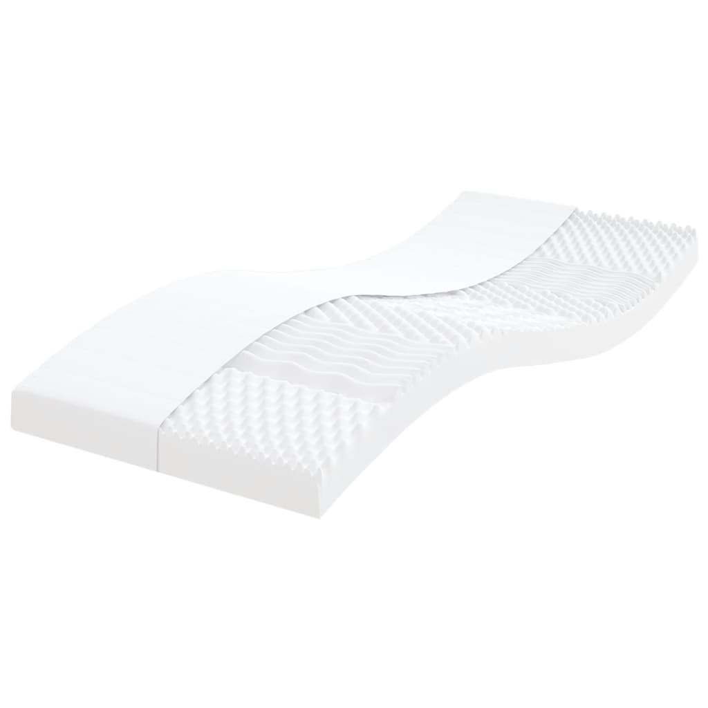 Vidaxl Sofa Rozsuwana Z Materacami, Ciemnoszara, 100X200 Cm, Tkanina