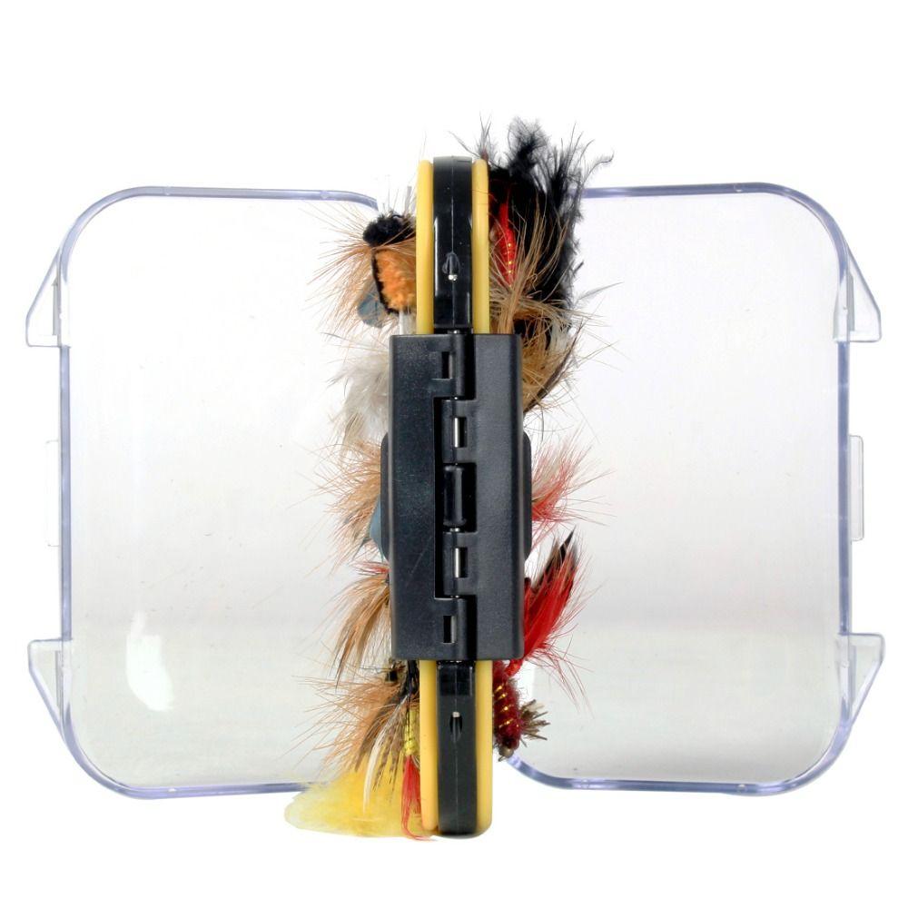 60PCS with High Carbon Steel Hook Fly Fishing Lures Colorful Fly Fishing Tackle  For Trout Bass