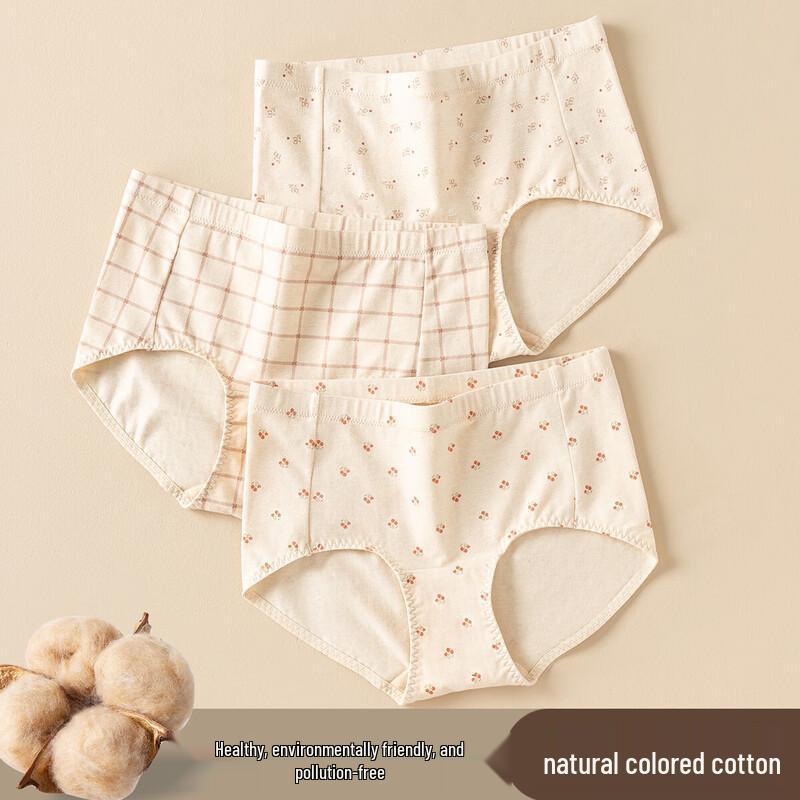 Ding Guagua Women's Cotton Printed Briefs (3-Pack)