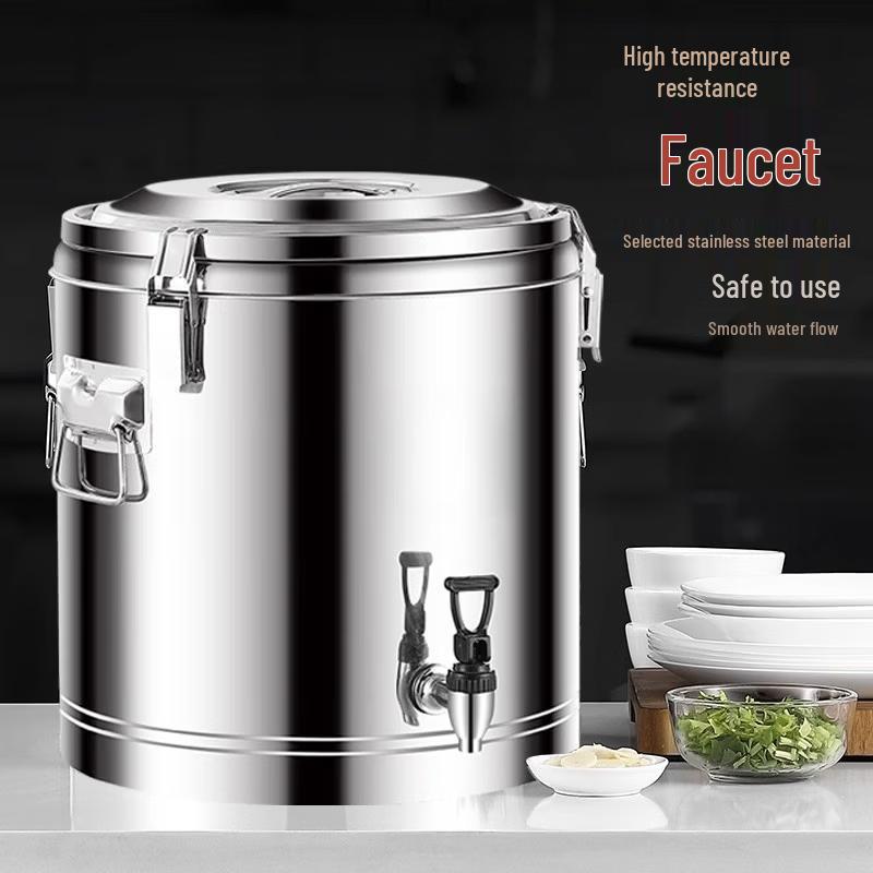 Handun Коммерческий изолированный пищевой контейнер из нержавеющей стали, 100 л