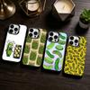 Чехол для телефона Food P-Pickles C-Cucumber для iPhone 17,16,15,14,13,12,11 Plus,Pro Max,XS,Цветной серебристый чехол для телефона