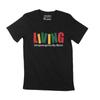 Мужская футболка Black Lives Matter Shirt Unapologetically Black Living Vintage Apparel