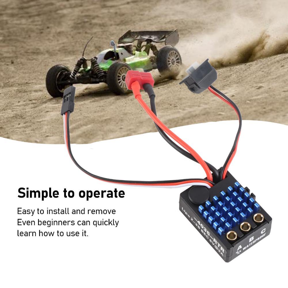 Waterproof Brushless ESC 35A Remote Control ESC Sensorless Motor ESC For Short-Course Truck