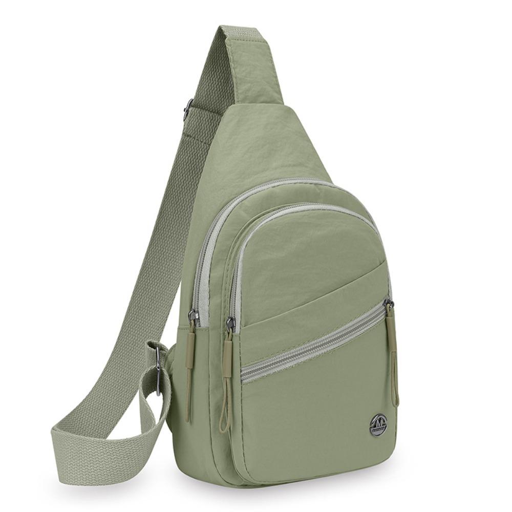 Large Capacity Crossbody Bag Spacious Waterproof Shoulder Bag Adjustable Straps Nylon Material Messenger Bag Casual Design