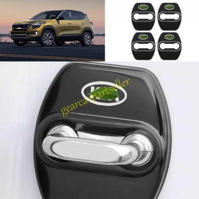 Для Kia Seltos 21-22-23 Черный Титан Защелка Замка Двери Защитная Накладка Декоративная 4 шт