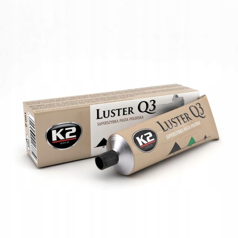 K2 Luster Q3 Полировальная паста + Губчатые полировальные круги 150 мм для полировки лака