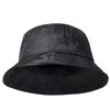 Men Black Bucket Hat Sun Double-sided Panama Camouflage Bob Cotton Male Fishing Hat Man Hiking Climbing Fisherman Hip Hop Cap