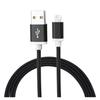 Set of 10 Durable Charging Cable 1 Meter Charger for iPhone SE 2020 4.7" Color Black - Brand Yuan Yuan