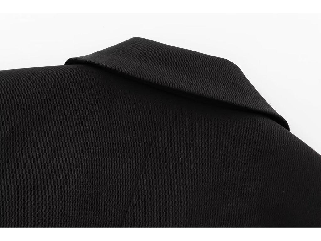 Женский свободный пиджак в стиле ретро-стритстайл Осень 2024 - Европейская и американская мода