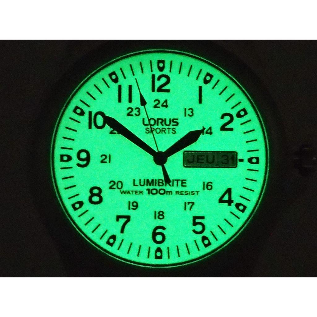 Б/у SEIKO LORUS Кварцевые Часы Lumibrite Темно-серые Военные Часы Seiko LORUS Кварцевые Часы Lumibrite Темно-серые Военные Часы Водонепроницаемость 100м