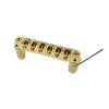 Guyker Guitar Tune-O-Matic Roller Saddle Bridge Replacement for Gibson Les Paul, LP, and SG Style 6-String Electric Guitars - GM005, Golden