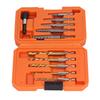 11-Piece Screw Extractor Set for Removing Stripped Screws, Broken Bolts, and Screws
