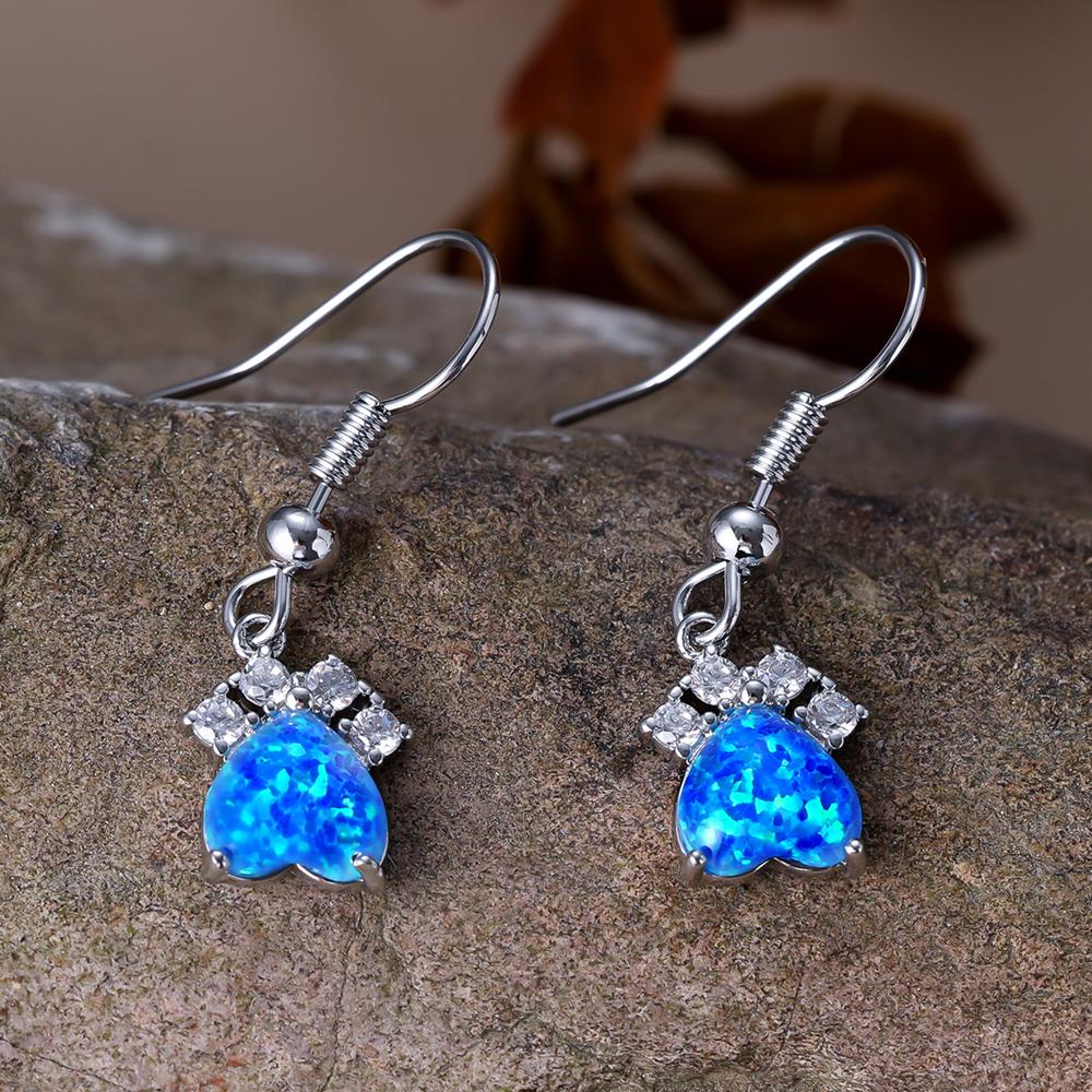 1 пара милых дизайнерских серег-крючков для женщин и девочек, серьги-капли в виде лапы собаки, медведя, модные ювелирные изделия, подарки