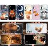FM24 fox cute Soft Shell Transparent Phone Case for Motorola Moto G7 G8 G9 G84 G85 G73 G24 G15 Z2 Play Power Plus