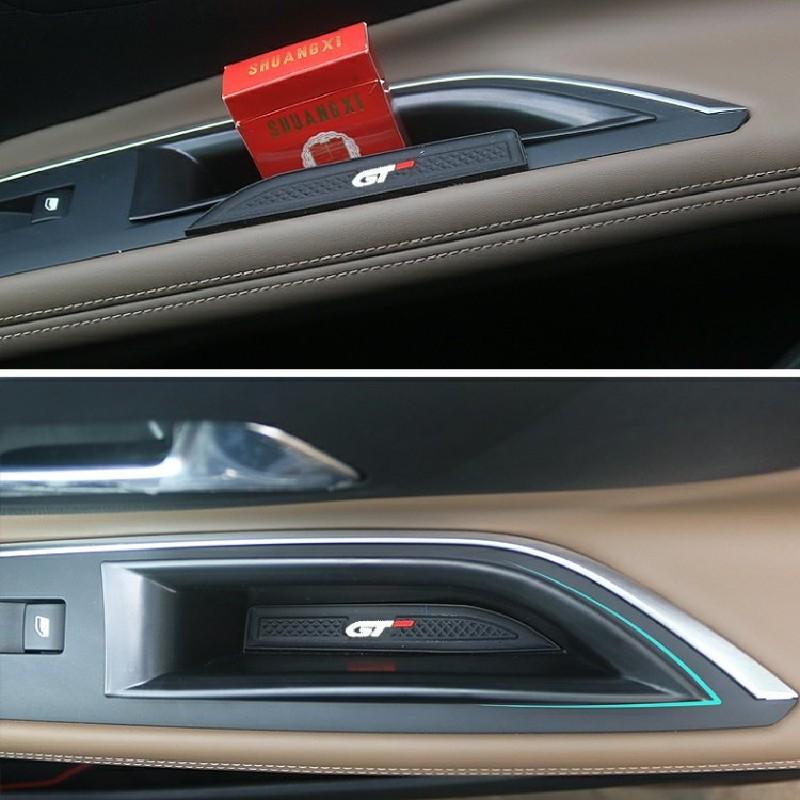 Для Peugeot 3008 GT 2017 2018 2019 2020 2025~2025 2025 2025 Органайзер-бокс для хранения на подлокотнике двери, поднос для упорядочивания, аксессуары для интерьера