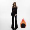 Women's 2024 Winter High-Waist Slim Fit Velvet Sweatpants