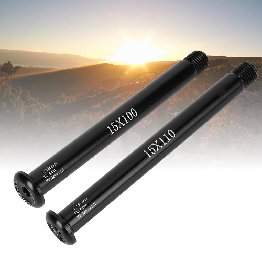 Передняя вилка ось черная алюминиевая сплавная втулка Tube Thru Shaft Boost для RockShox Mountain 