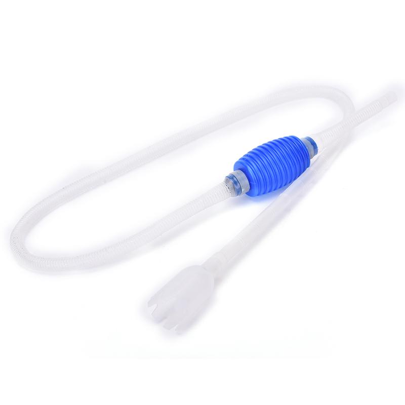 Уникальный ручной очиститель для аквариума, 143 см, сифон, всасывающая труба для гравия