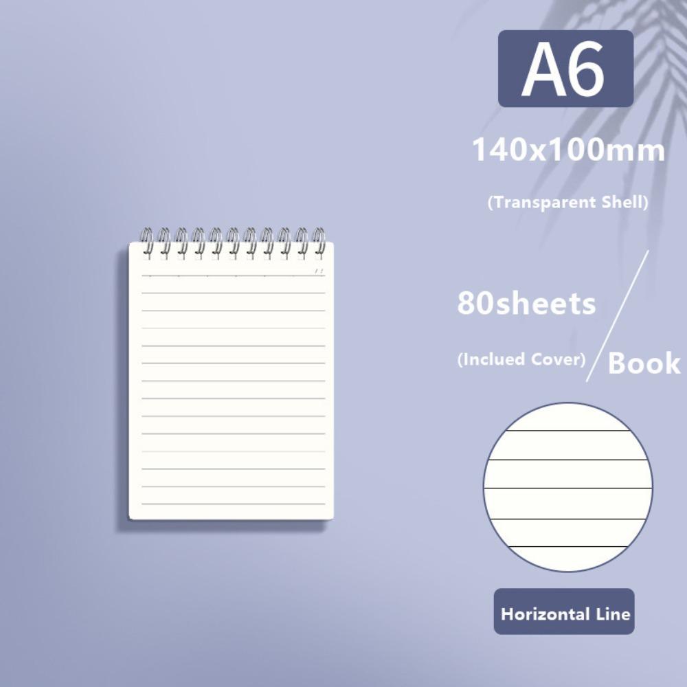 Блокнот на спирали с перекидным дизайном, сетка/пустой/горизонтальная линия, блок для заметок, тетрадь на спирали, подарок для студентов