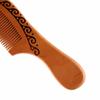 Fashion Fine Tooth No Static Hair Comb Beard Comb Peach Wooden Hair Styling Tool