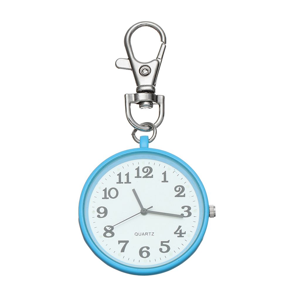 Часы портативные медсестра часы женские ультратонкие открытый циферблат кварцевые карманные часы ключ пряжка минималистский