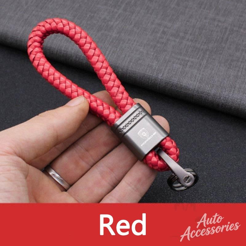 Zinc Alloy Keychain Car Pendant For Porsche Cayenne Panamera Macan 911 Taycan Boxster Cayman 918 Pajun Keyring Auto Accessories