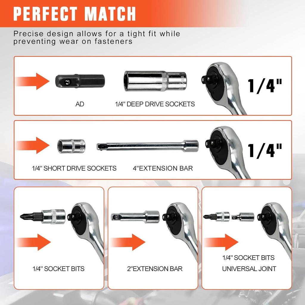Универсальный набор инструментов для ремонта автомобилей, 53 шт. Комплексные решения для технического обслуживания автомобилей. Высококачественные и прочные аксессуары для ремонта своими руками и повседневного использования.
